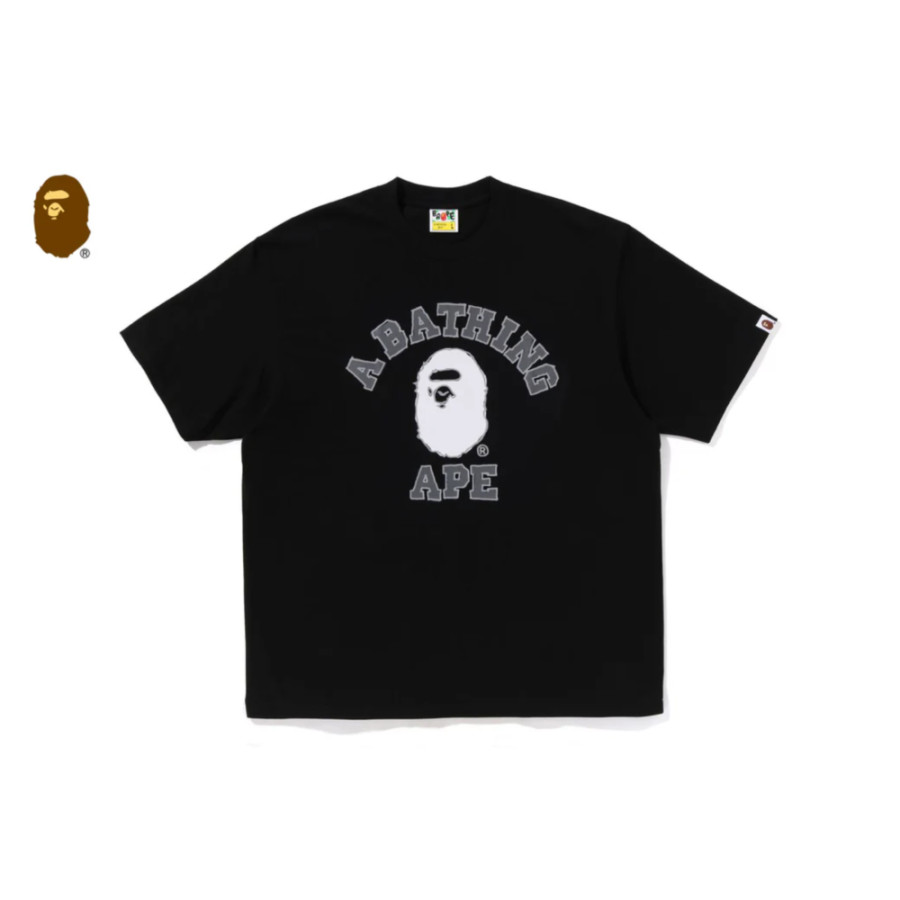 베이프 핸드 드로운 컬리지 릴렉스 핏 반팔티 3컬러 1L80110329