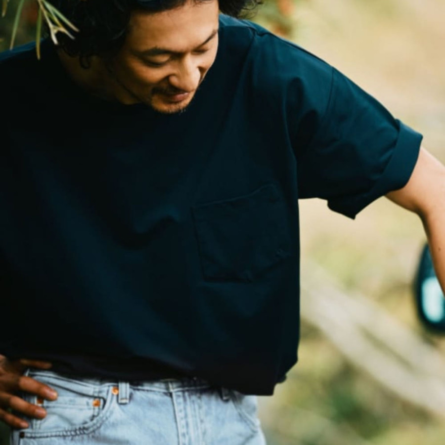 빔즈 비밍 바이 빔즈 셋업가능 랜드앤워터 크루넥 포켓 티셔츠 4컬러 92-04-0400-803