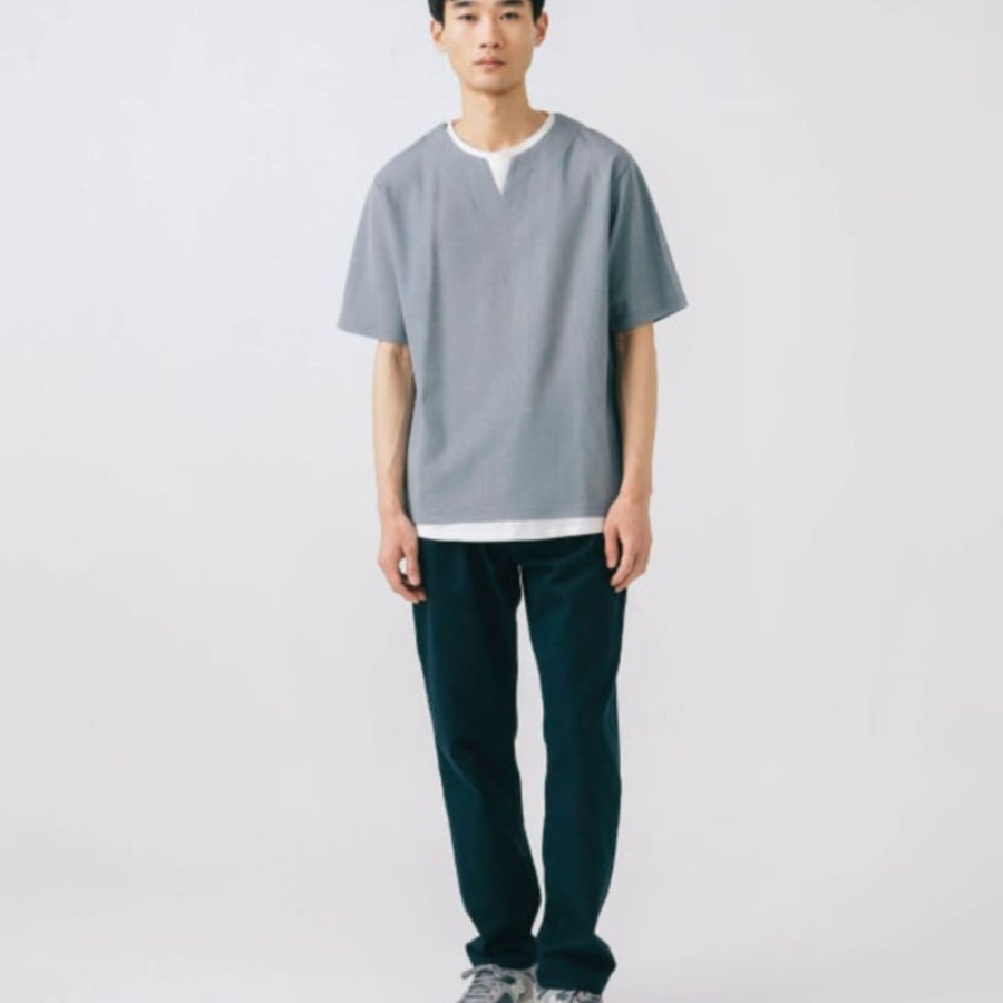 빔즈 하트 슬릿넥 페이크 레이어드 티셔츠 3컬러 42-04-0331-286