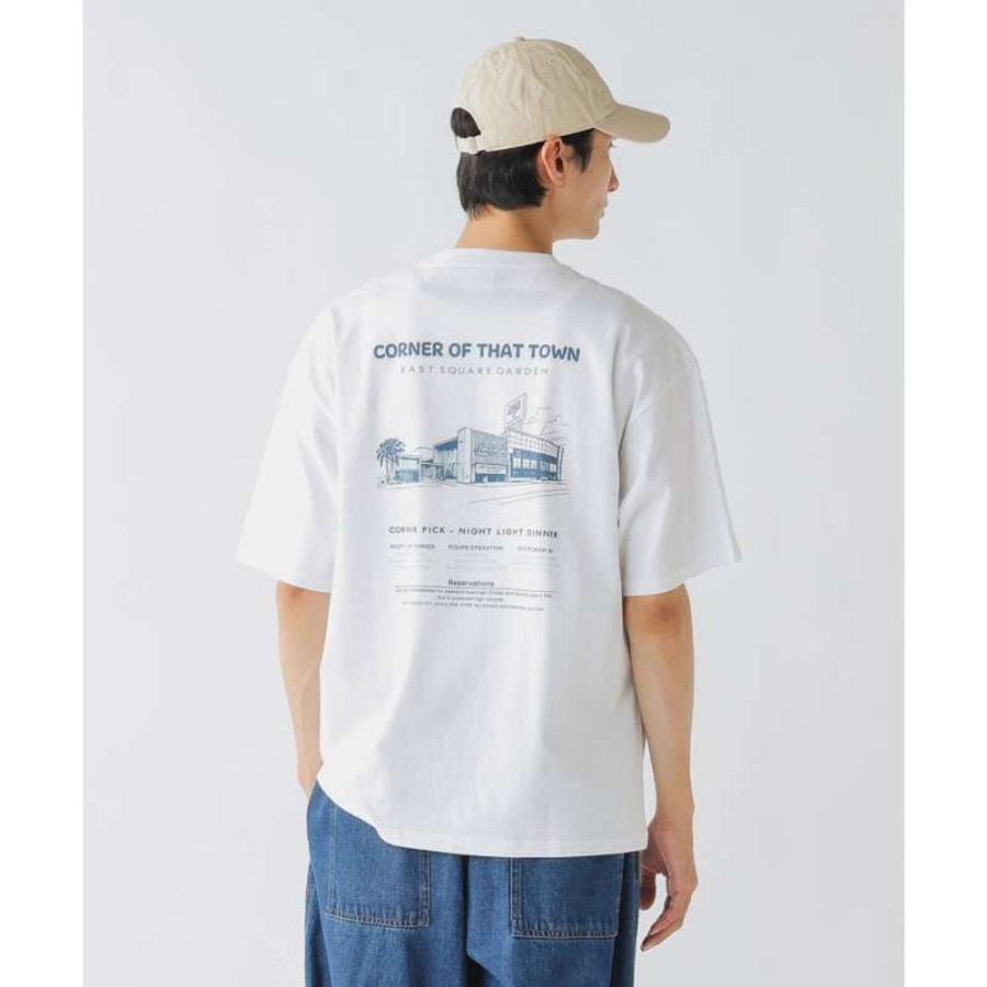 빔즈 빌딩 그래픽 코튼 티셔츠 2컬러 42-08-0077-639