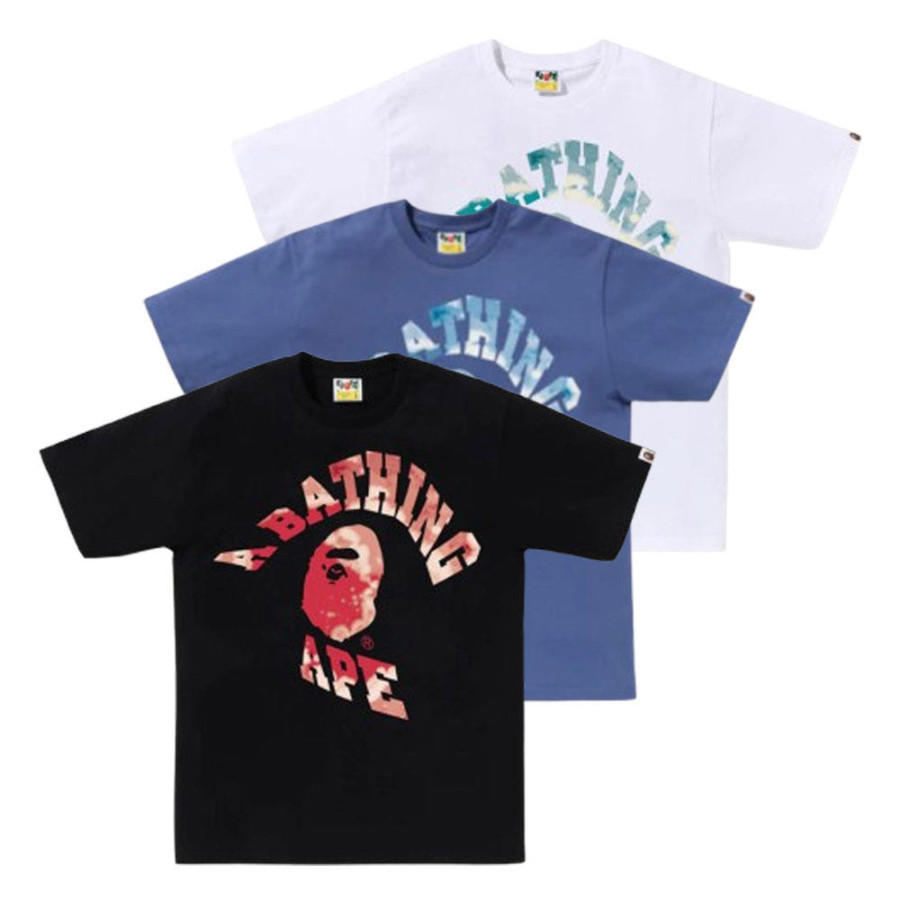 베이프 타이 다이 트위스트 컬리지 반팔티 3컬러 1L30110042