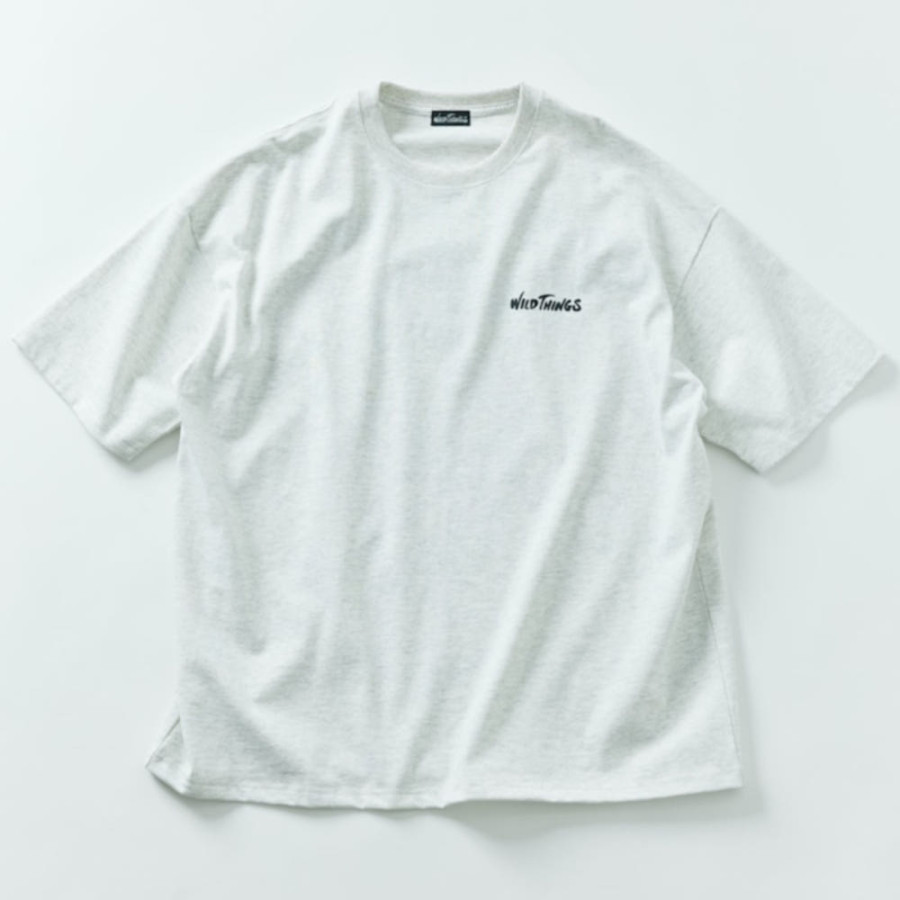 프릭스스토어 별주 WILD THINGS 빅 실루엣 타이거 모티브 백 프린트 티셔츠 4컬러 1226319600142