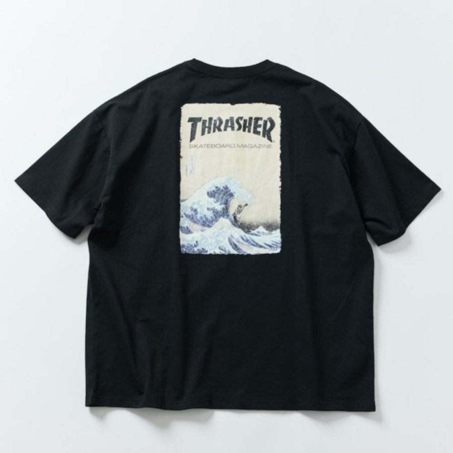 프릭스스토어 별주 THRASHER 빅 실루엣 Japan Art 백 프린트 티셔츠 2컬러 1226327600228