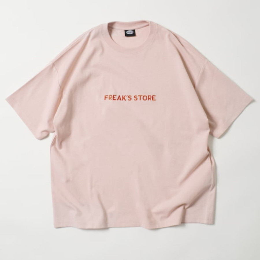 프릭스스토어 릴렉스핏 자수 로고 크루넥 티셔츠 3컬러 1226248902965