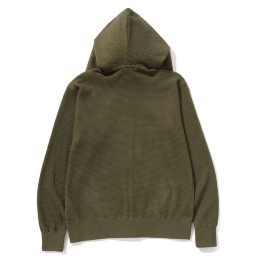 베이프 피그먼트 DYE 써멀 지퍼 후드티 2컬러 1L30115003