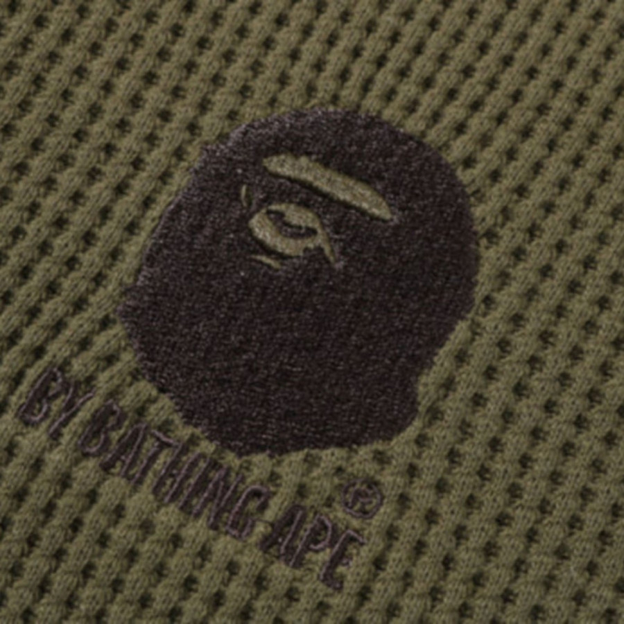 베이프 피그먼트 DYE 써멀 지퍼 후드티 2컬러 1L30115003