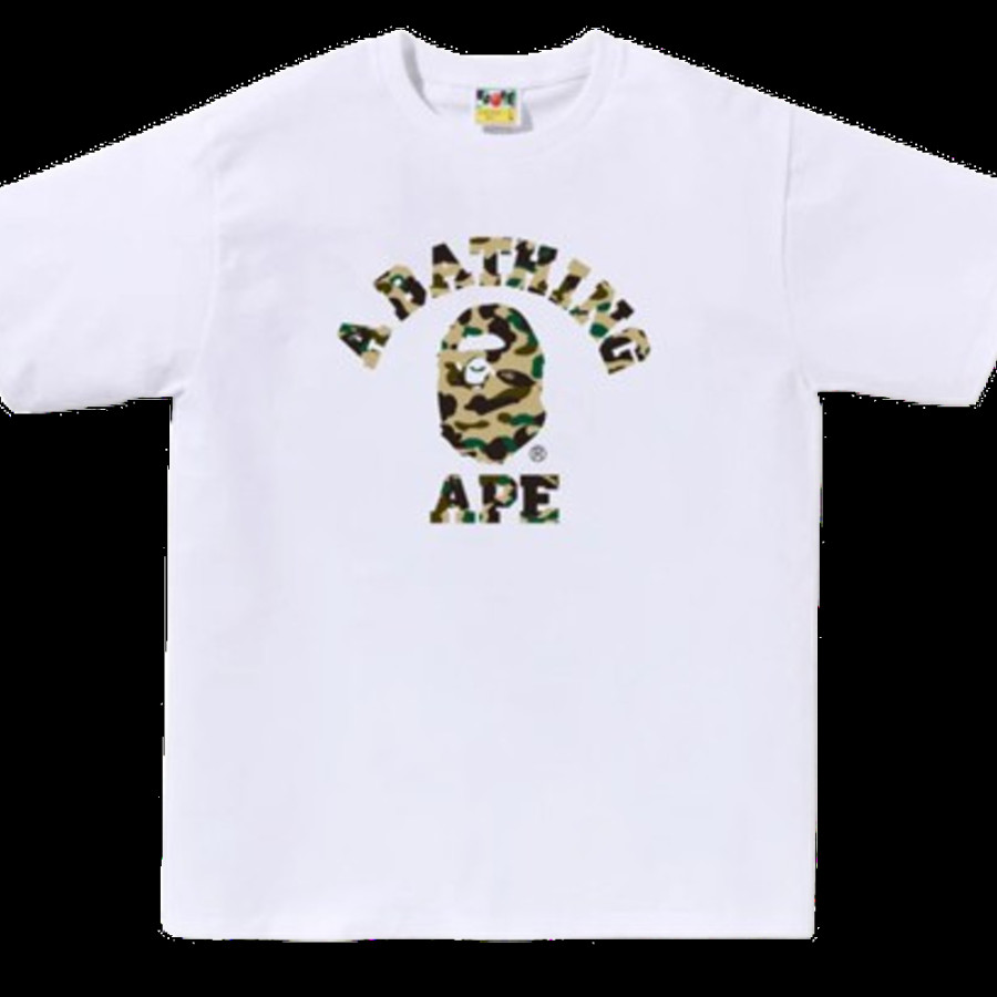 베이프 1ST 카모 칼리지 티셔츠 6컬러 1L30110012