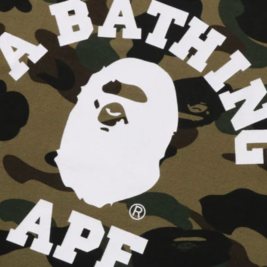 베이프 1ST 카모 칼리지 티셔츠 3컬러 1L30109010