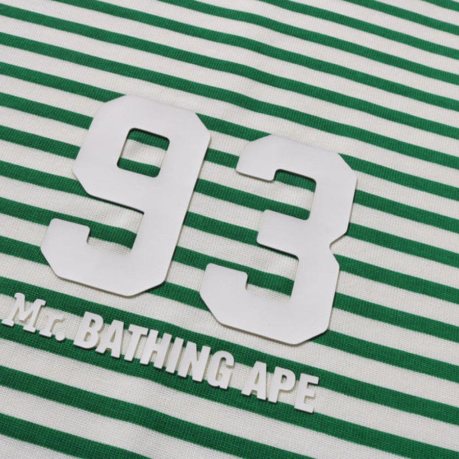 베이프 스트라이프 LS 프린트 티셔츠 2컬러 7L30111303