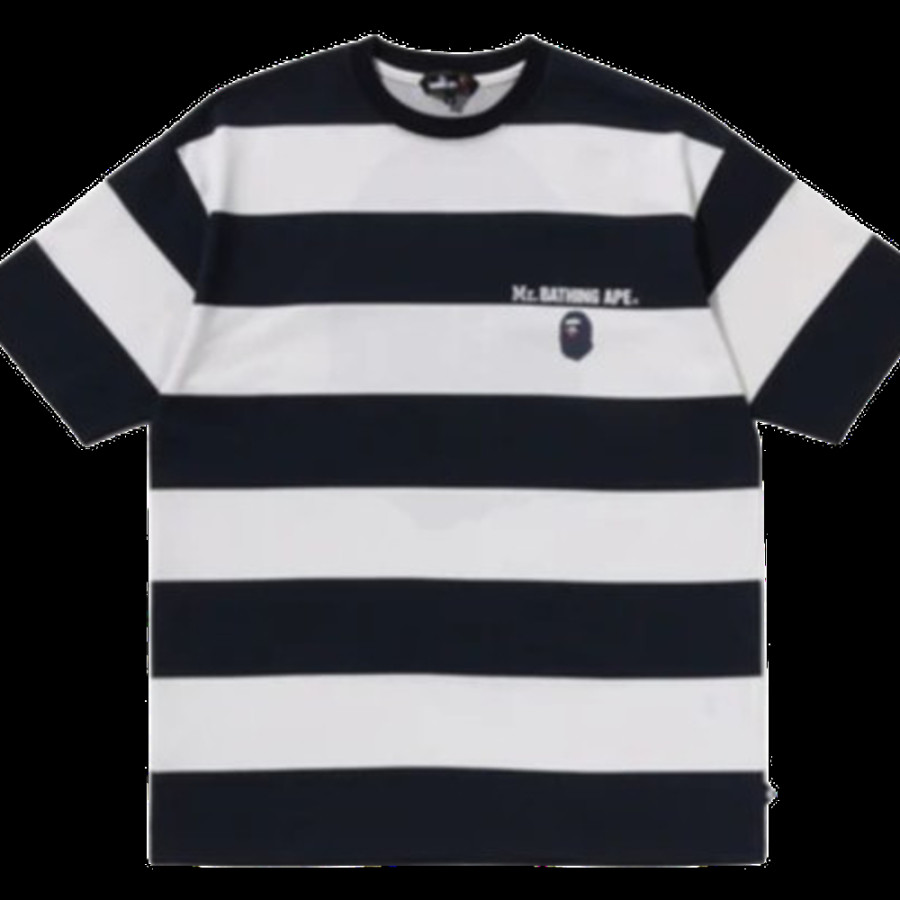 베이프 스트라이프 프린트 티셔츠4 2컬러 7L30109305
