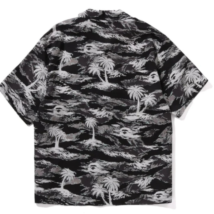 베이프 팜트리 카모 오픈 칼리지 포켓 SS 셔츠 3컬러 1L30132306
