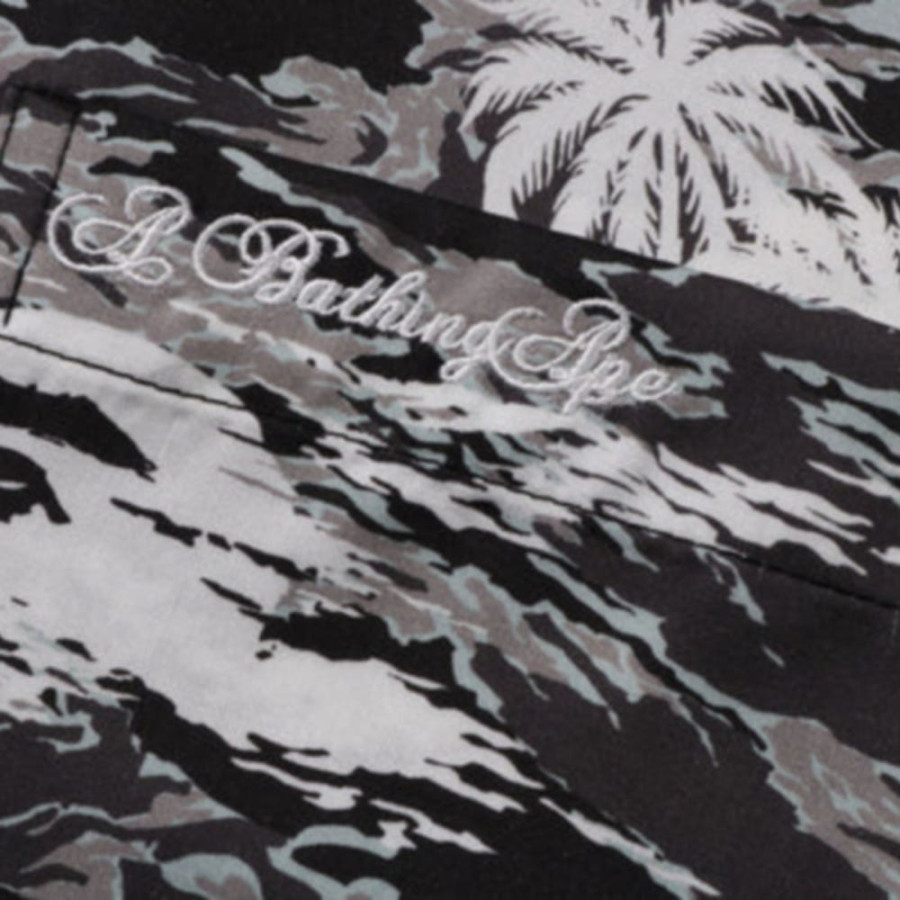 베이프 팜트리 카모 오픈 칼리지 포켓 SS 셔츠 3컬러 1L30132306