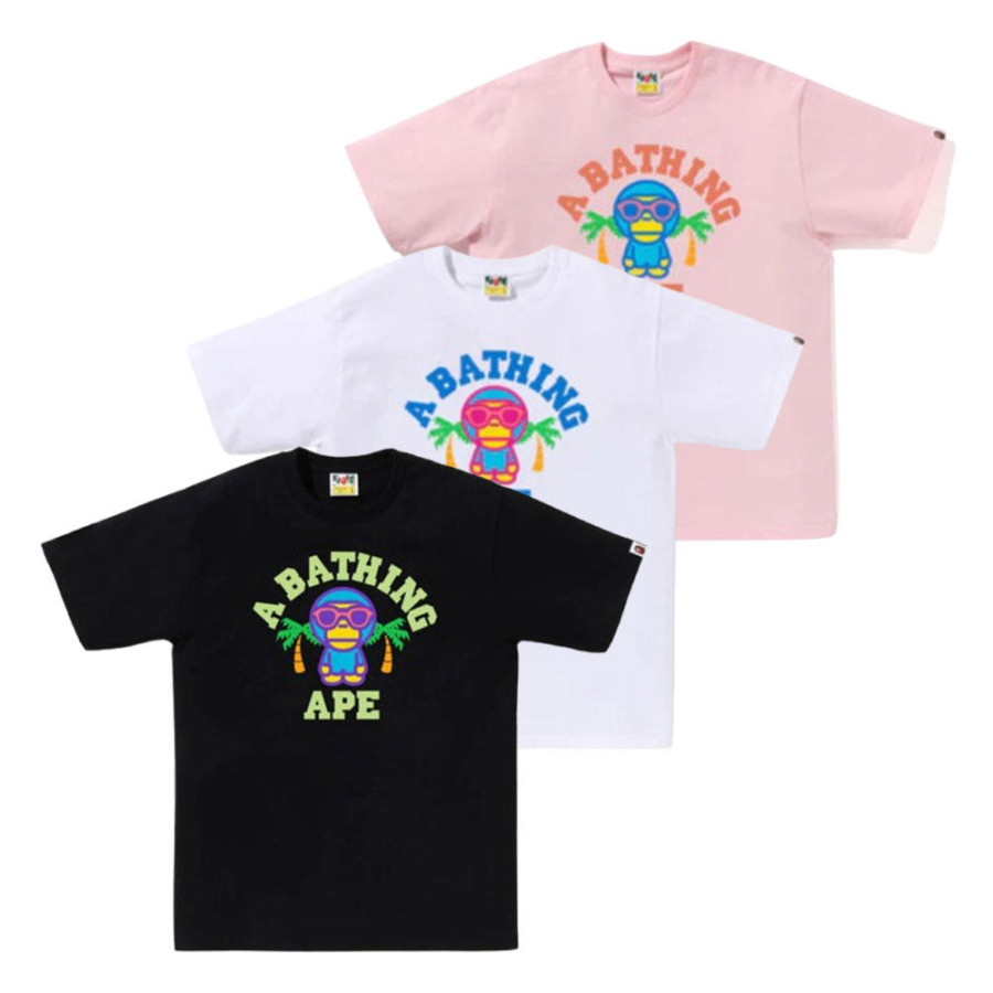 베이프 컬러스 마일로 칼리지 서머 티셔츠 3컬러 2L30110011