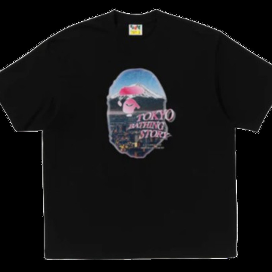 베이프 시티스케이프 에이프 헤드 릴렉스핏 티셔츠 3컬러 1L30110336