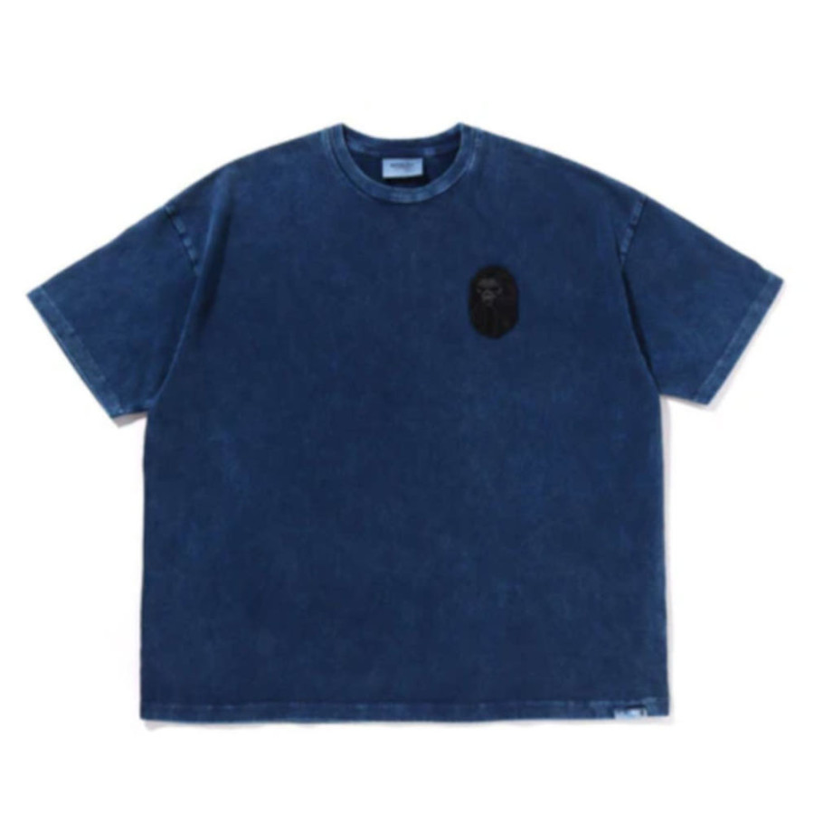 베이프 블랙 베이프 뱃지 로고 반팔티 1 라이트틴디 1L30109330