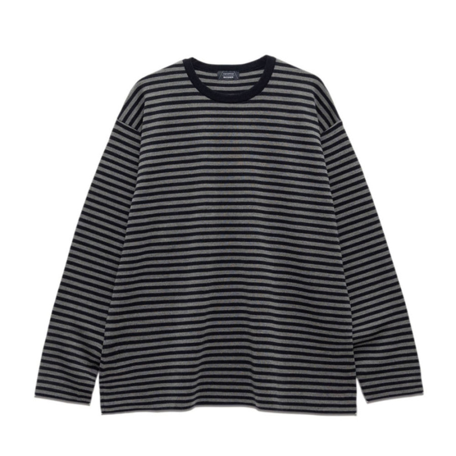 나나미카 X 바토너 32G 스무스 울 크루넥 티셔츠 2컬러 O24FJ017