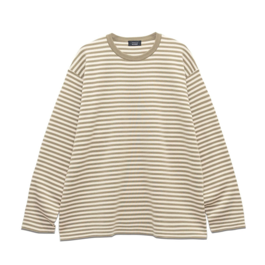 나나미카 X 바토너 32G 스무스 울 크루넥 티셔츠 2컬러 O24FJ017