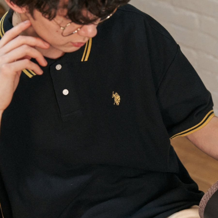 퍼블럭스 U.S. POLO ASSN. 유에스폴로에센 별주 카노코 라인 폴로 셔츠 5컬러 3127291600007