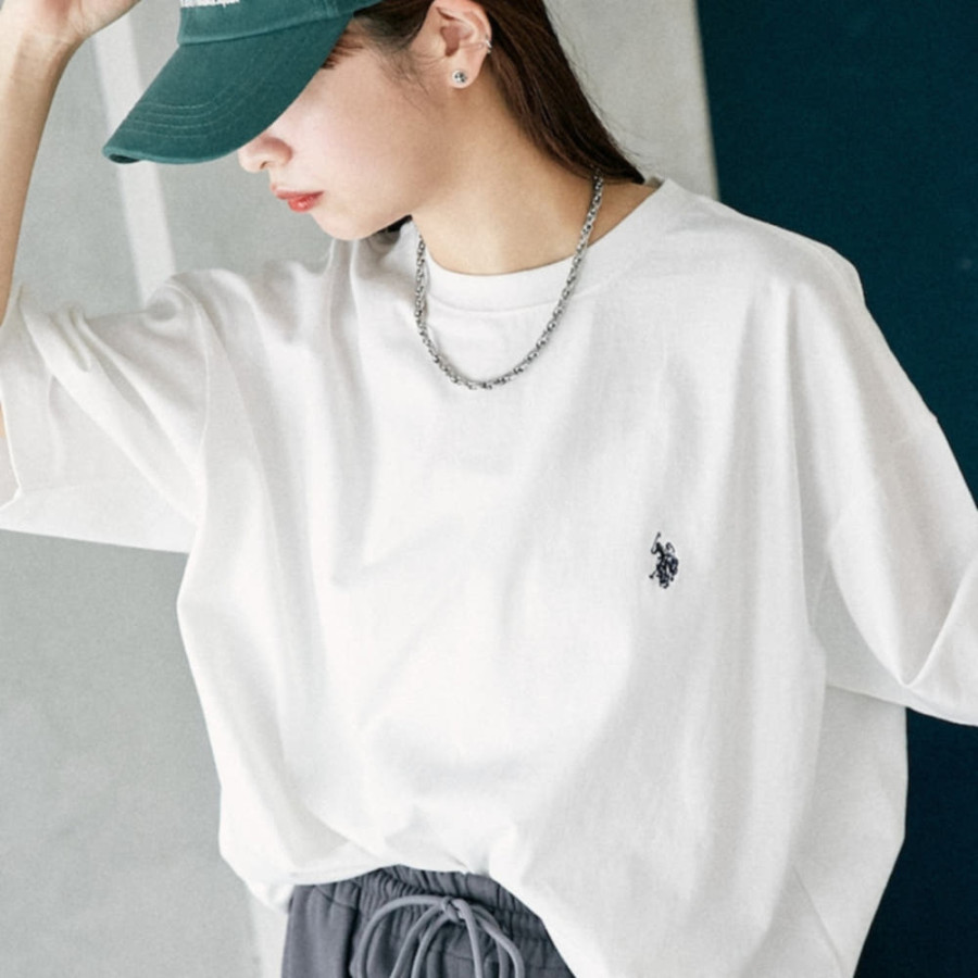 퍼블럭스 U.S. POLO ASSN. 유에스폴로에센 별주 와펜 로고 자수 티셔츠 5컬러 3127291600010