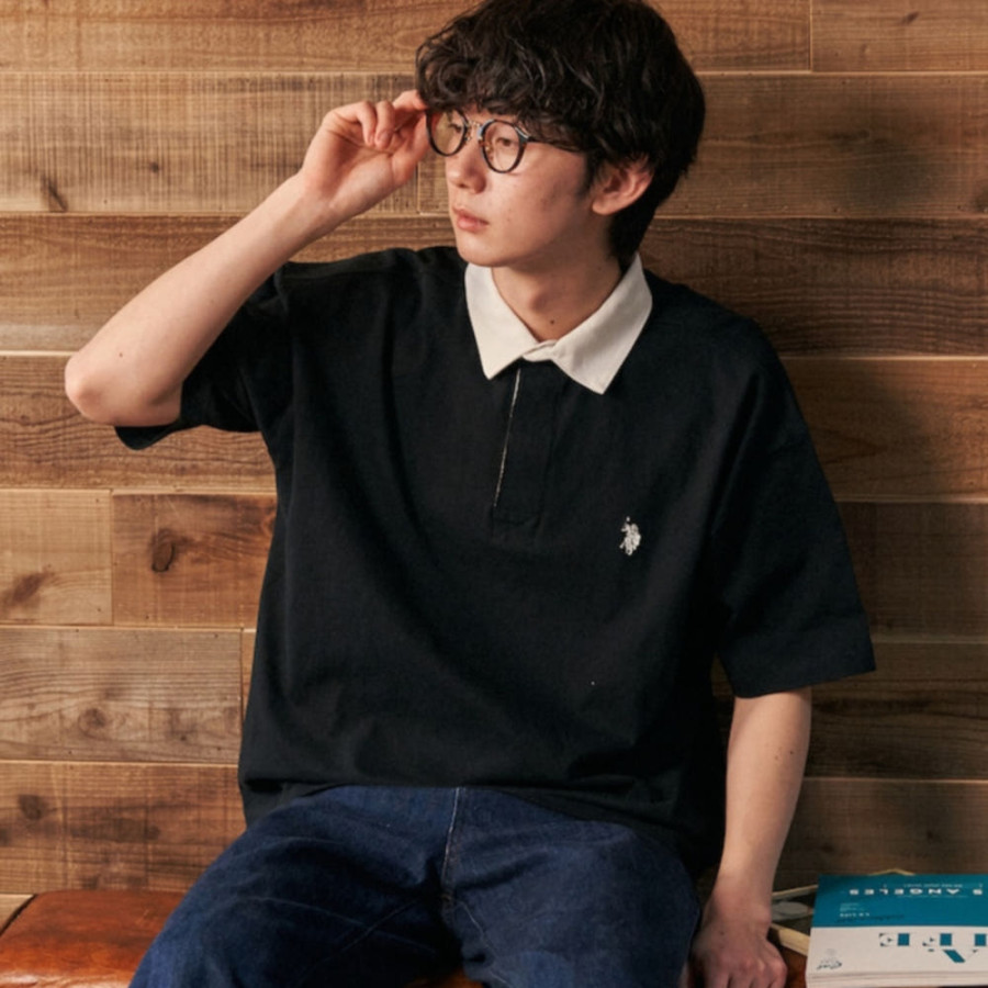 퍼블럭스 U.S. POLO ASSN. 유에스폴로에센 별주 원포인트 자수 라거 셔츠 4컬러 3127291600009