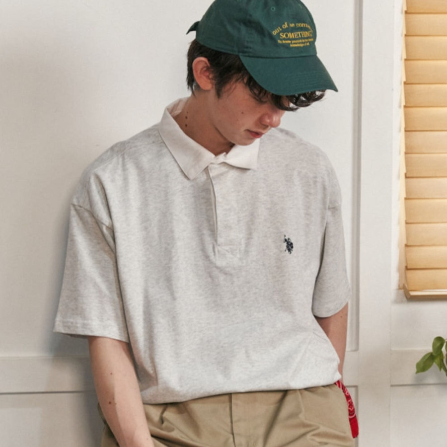 퍼블럭스 U.S. POLO ASSN. 유에스폴로에센 별주 원포인트 자수 라거 셔츠 4컬러 3127291600009