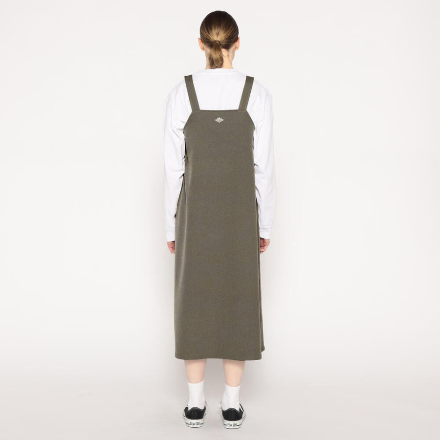 단톤 여성 폴리에스터 플란넬 멜빵 원피스 치마 3컬러 DT-F0079 FLP DNB252L202-0002