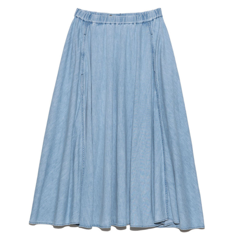 나나미카 여성 라이트 데님 서큘러 스커트 2컬러 S25SE088