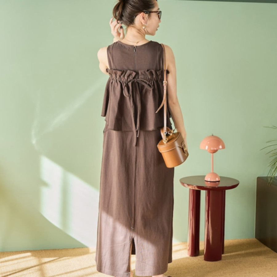 프릭스스토어 멀티웨이 프릴 리본 세트 민소매 원피스 4컬러 1316248900492