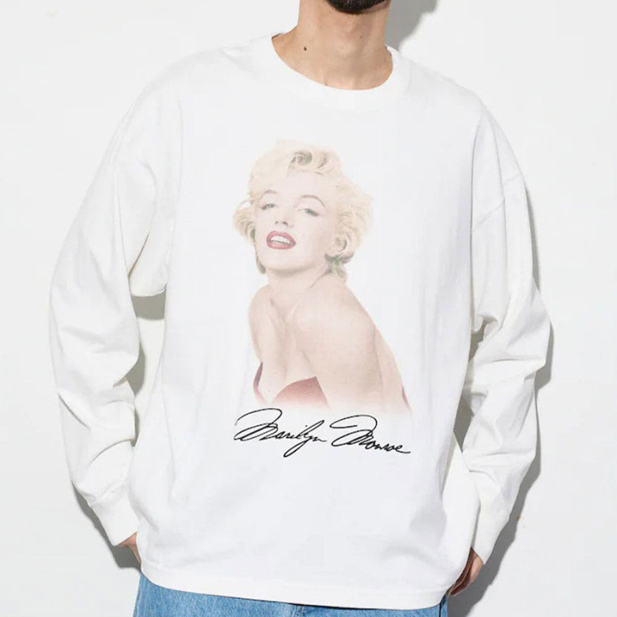 프릭스스토어 별주 마릴린 먼로 L/S 컷소 Red Sitting 긴팔 티셔츠 2컬러 1021248901233