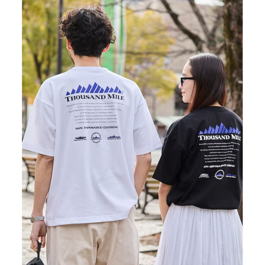 프릭스스토어 사우전드마일 별주 백프린트 히스토리 로고 반팔 티셔츠 4컬러 1226132800033