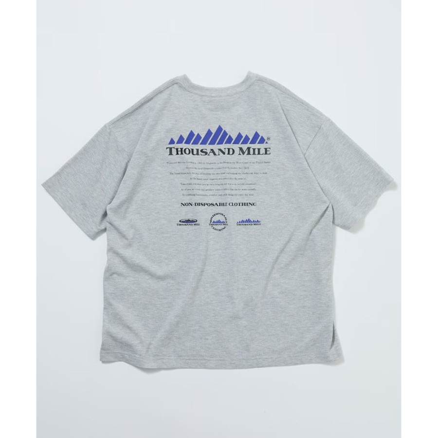 프릭스스토어 사우전드마일 별주 백프린트 히스토리 로고 반팔 티셔츠 4컬러 1226132800033