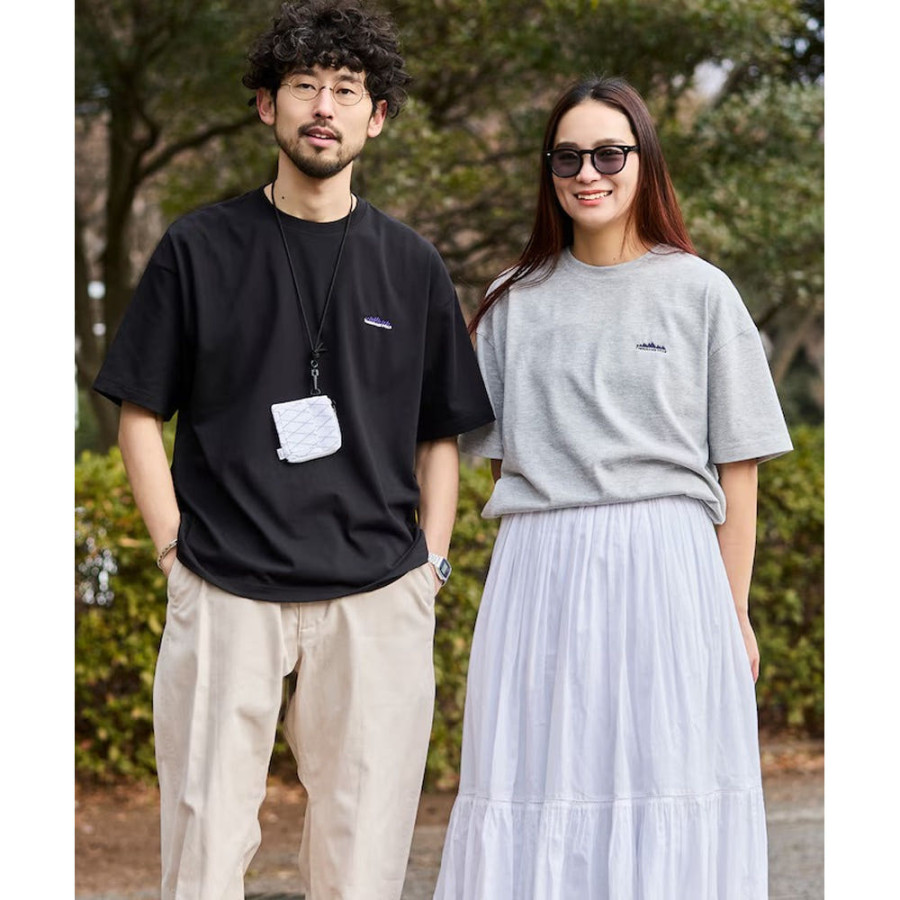 프릭스스토어 사우전드마일 별주 백프린트 웨이브 로고 반팔 티셔츠 4컬러 1226132800032