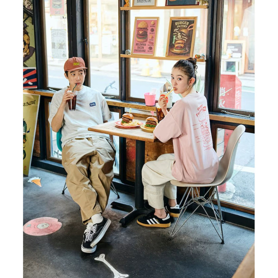 프릭스스토어 버거팩토리 별주 빅실루엣 백프린트 크루넥 반팔 티셔츠 5컬러 1226248902987