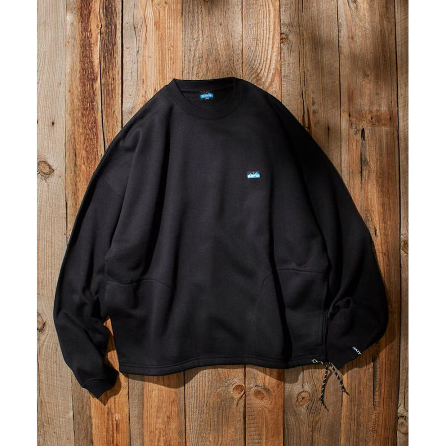 프릭스스토어 카부 별주 릴랙스핏 원포인트 자수 크루넥 스웨트 헴 코드 5컬러 1221105100075