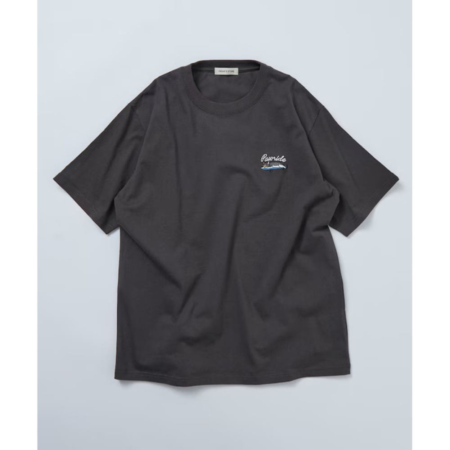 프릭스스토어 릴랙스핏 원포인트 동물 자수 크루넥 티셔츠 4컬러 1226248903008