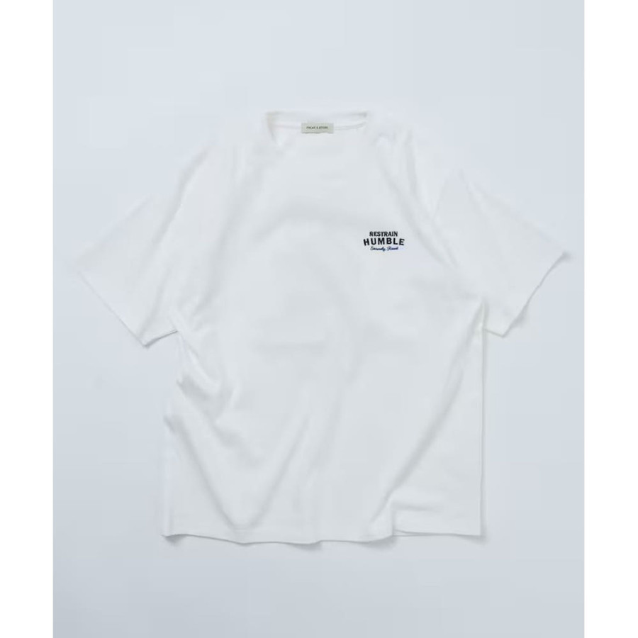 프릭스스토어 빅실루엣 디자인 백 자수 크루넥 티셔츠 TIGER 4컬러 1226248903004