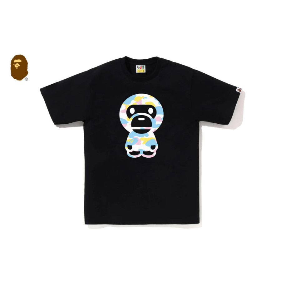 베이프 뉴멀티 카모 빅 베이비 마일로 반팔 티셔츠 4컬러 2M30110009