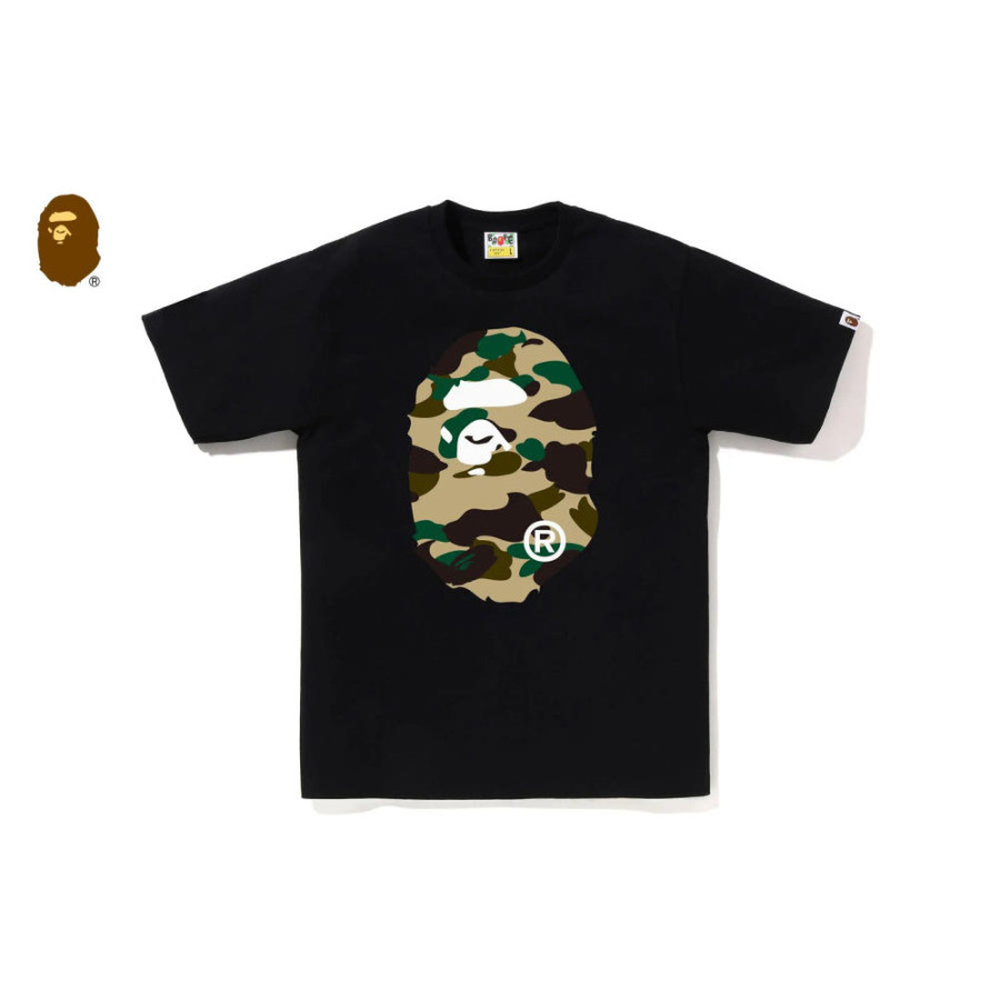베이프 1ST 카모 빅 에이프 헤드 반팔 티셔츠 4컬러 1M30110015