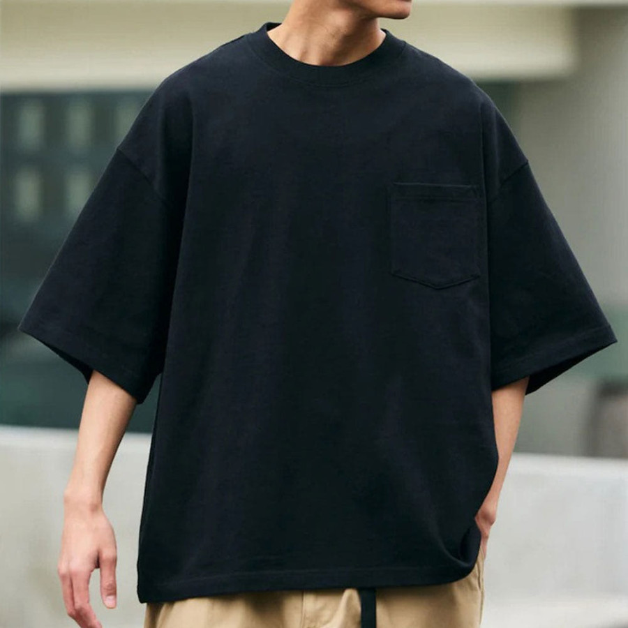 프릭스스토어 9온스 헤비웨이트 빅 실루엣 크루넥 포켓 티셔츠 10컬러 1227248900490
