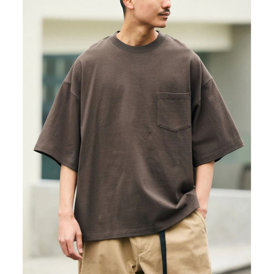 프릭스스토어 9온스 헤비웨이트 빅 실루엣 크루넥 포켓 티셔츠 10컬러 1227248900490
