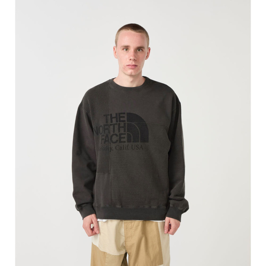 노스페이스 퍼플라벨 필드 패치워크드 크루넥 스웨트셔츠 맨투맨 2컬러 N26SH008