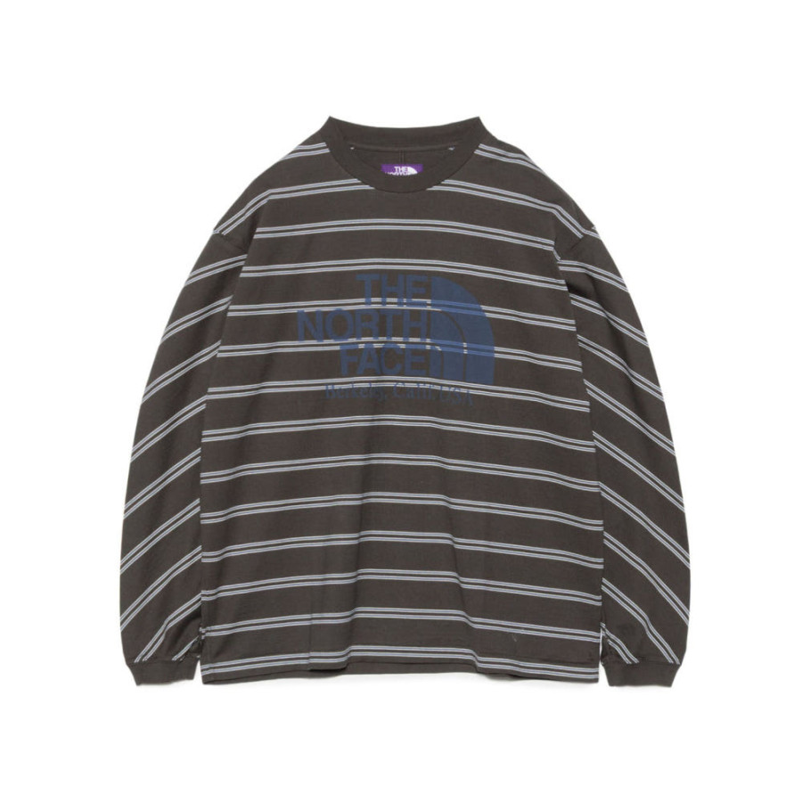 노스페이스 퍼플라벨 필드 롱 슬리브 스트라이프 긴팔 티셔츠 3컬러 N26ST027