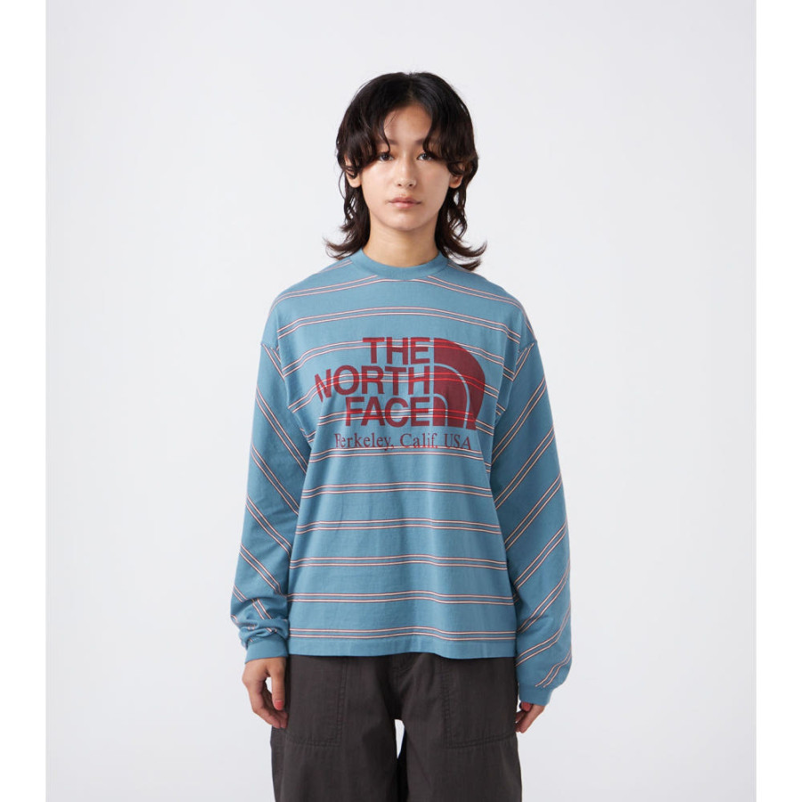 노스페이스 퍼플라벨 필드 롱 슬리브 스트라이프 긴팔 티셔츠 3컬러 N26ST027