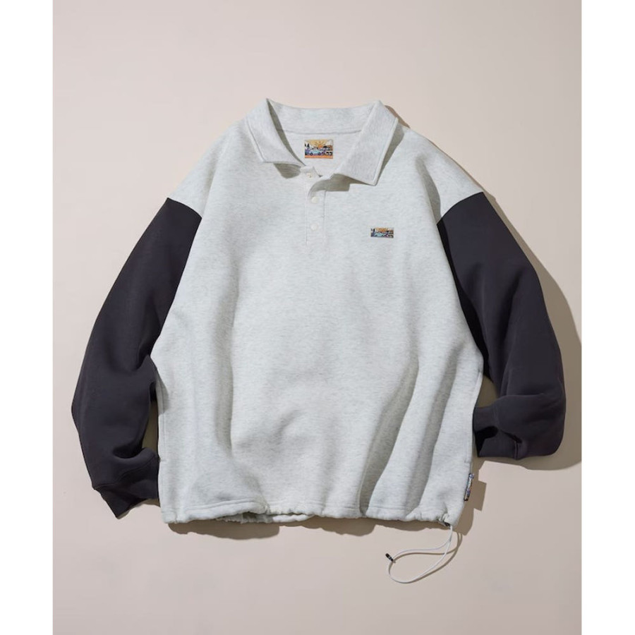 프릭스스토어 빅실루엣 스핀들 박스 원포인트 로고 폴로 카라 스웨트 8컬러 1023248903156