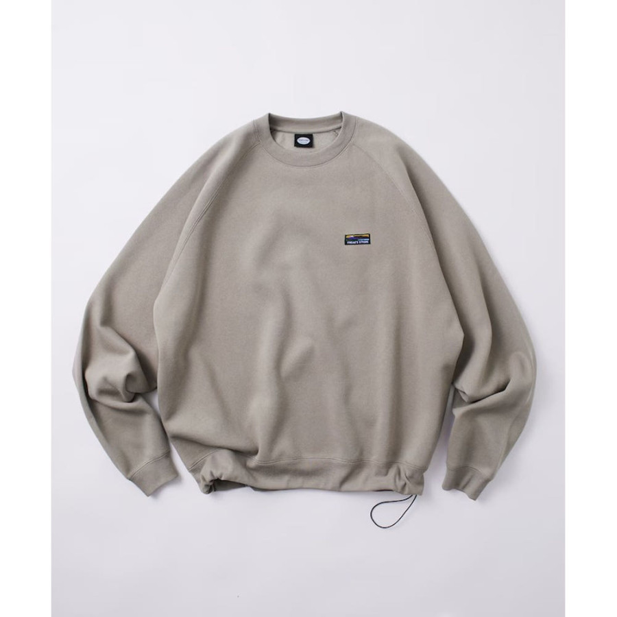 프릭스스토어 빅실루엣 원포인트 로고 라글란 슬리브 스핀들 스웨트 5컬러 1223248901264