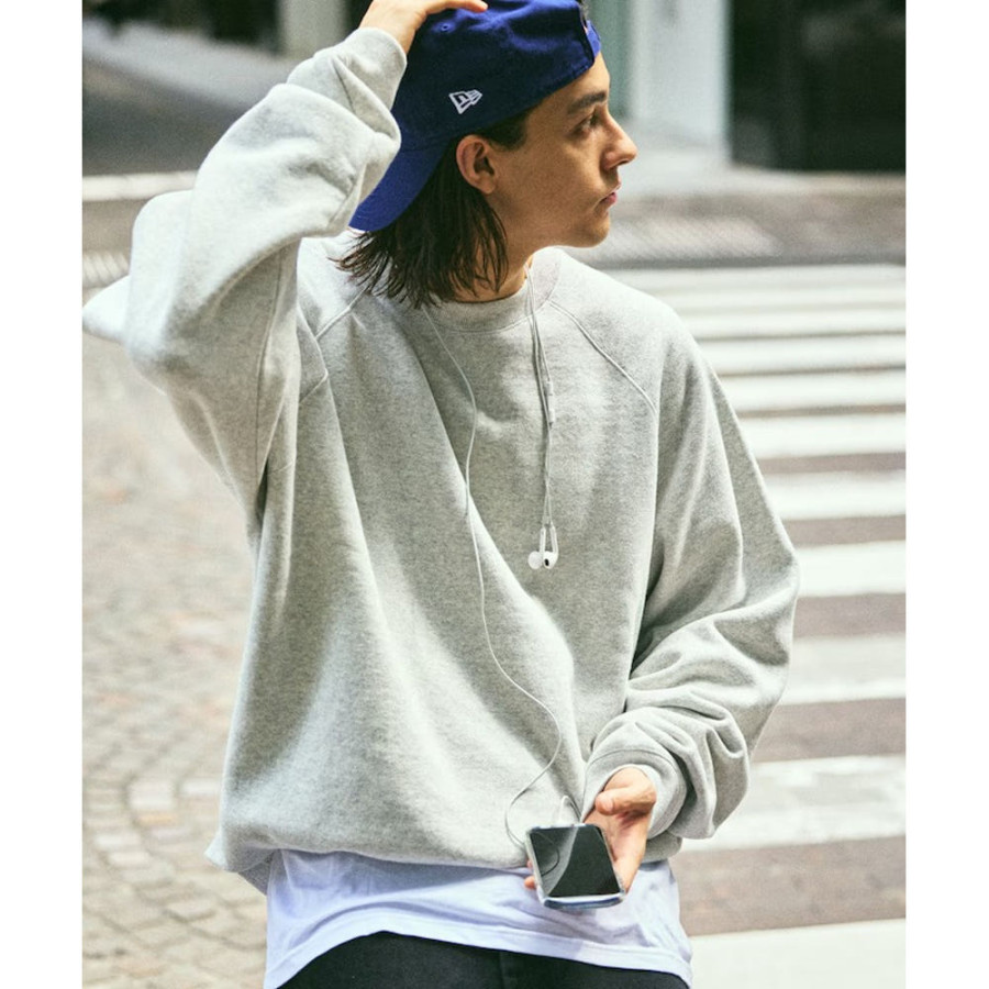 프릭스스토어 12oz 숏 헤비웨이트 라글란 슬리브스웨트 짧은 길이 5컬러 1223248901251