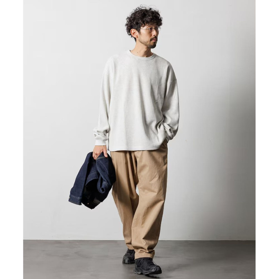 프릭스스토어 빅실루엣 롱슬리브 와플 서멀 L/S 티셔츠 3컬러 1220248900014