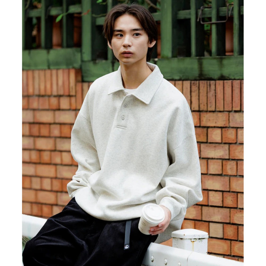 프릭스스토어 릴렉스핏 스핀들 폴로 카라 스웨트 헴코드 4컬러 1223248901269