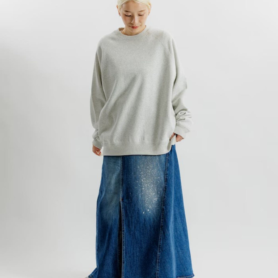 프릭스스토어 12oz 헤비웨이트 오버핏 래글런 슬리브 크루넥 스웨트 맨투맨 1223248901248