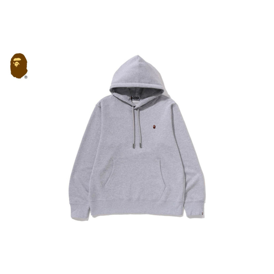 베이프 원 포인트 레귤러 핏 풀오버 후드티 3컬러 1M30114306